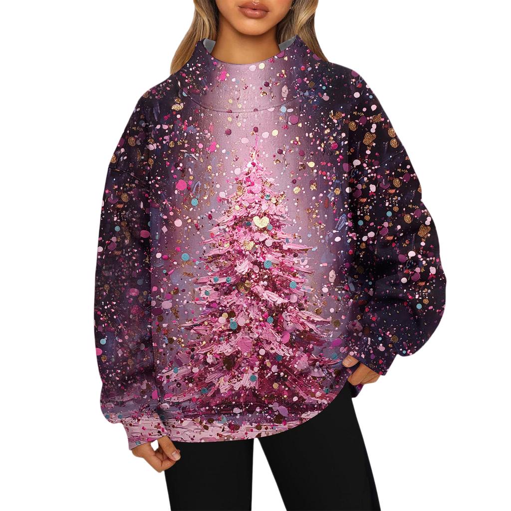 Genser for kvinner Sport Flanell Genser Langermet Topp Casual V-hals Genser