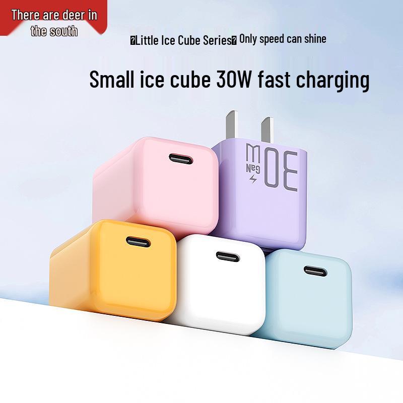 Compact 30W GaN Charger with Fast Charging Cable for iPhone 16, 3C Certified