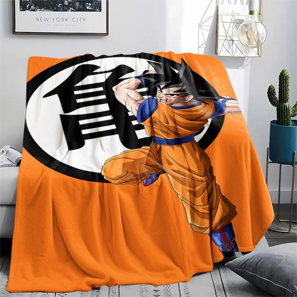 Dragon Ball characters Print Flannel Blanket,High quality Comfortable for All Seasons,Home Decor,Warmth and Comfort,Perfect for Christmas Gifts
