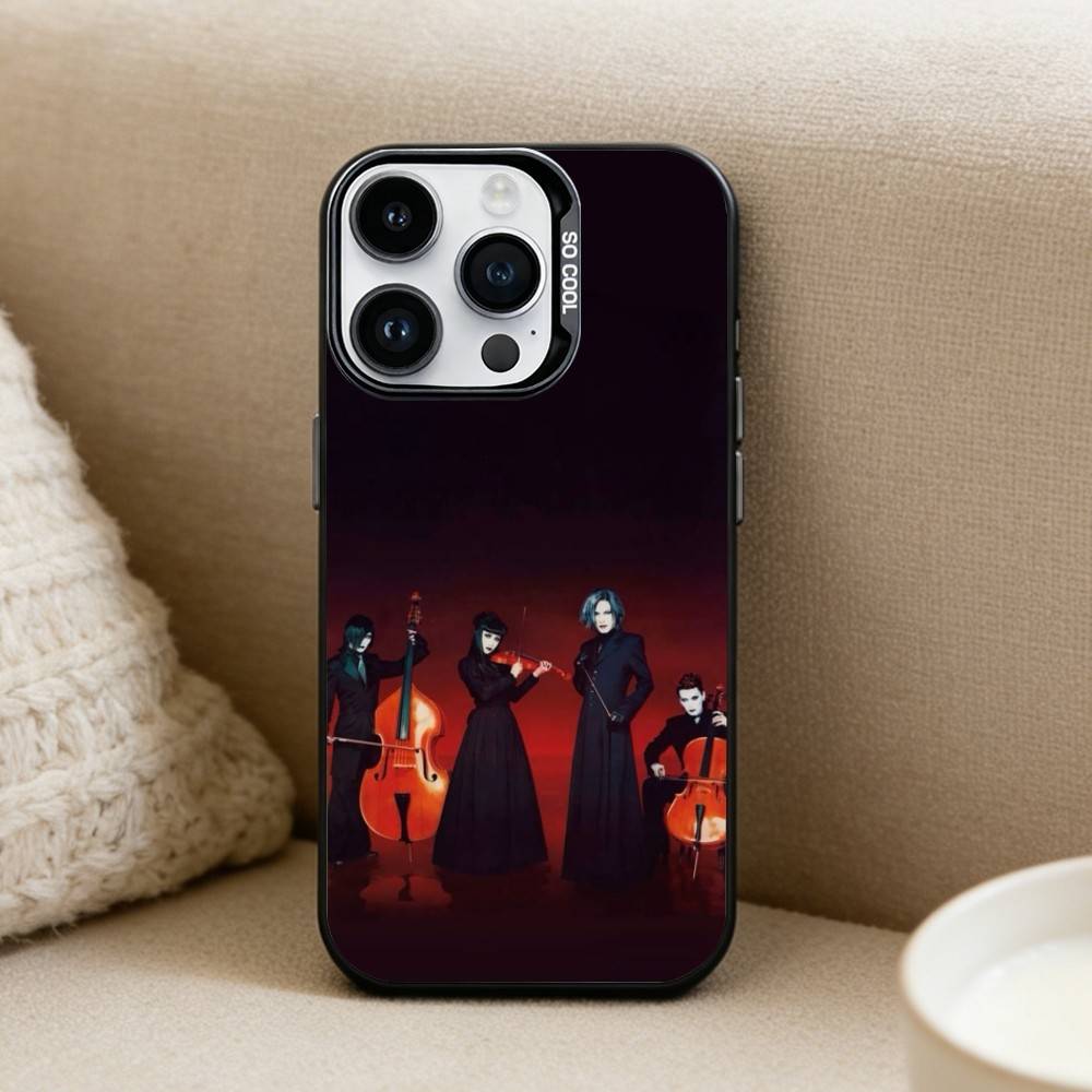 

M-Malice Mizer Rock Band Phone Case For iPhone17, 16,15,14,13,12 Pro Max Black Candy Matte Shockproof Cover iPhone13PRO