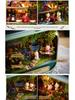 Quya DIY Theater Cabin Model Toy: Handmade Assembly Kit for Girls' Creative Birthday Gift