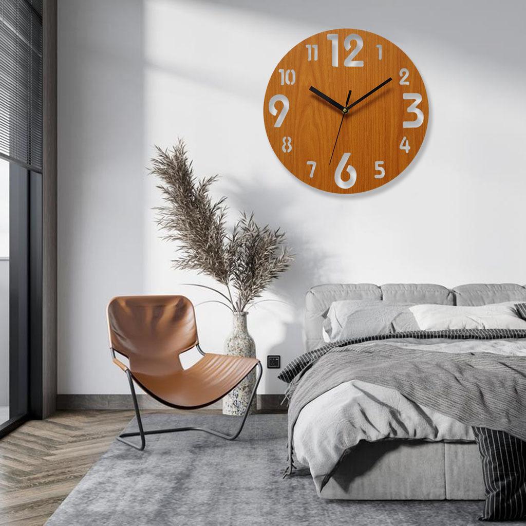 12 Inch Wood Wall Clock