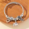 1PC Women's Fashion Pan Family Multi Element Beaded Elephant Key Bracelet Date Travel Banquet Party Holiday Dressing Gift