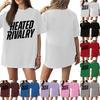 Women's Casual Letter Print Short-sleeved Top T-shirt