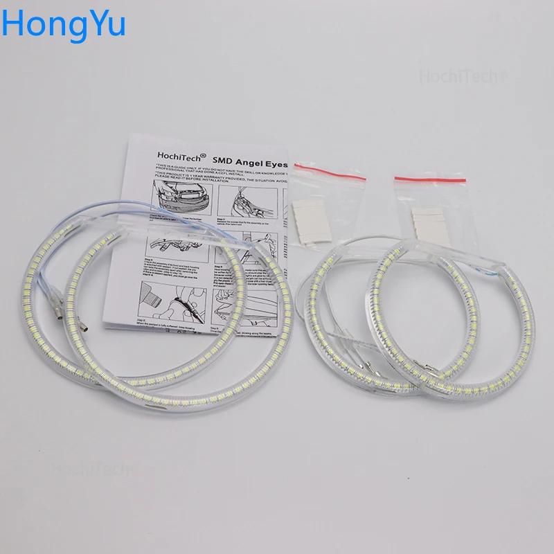 Super Bright White Color 3528 SMD Led Angel Eyes Kit Daytime Running Light DRL for BMW E46 3 Series Compact 2001 - 2005