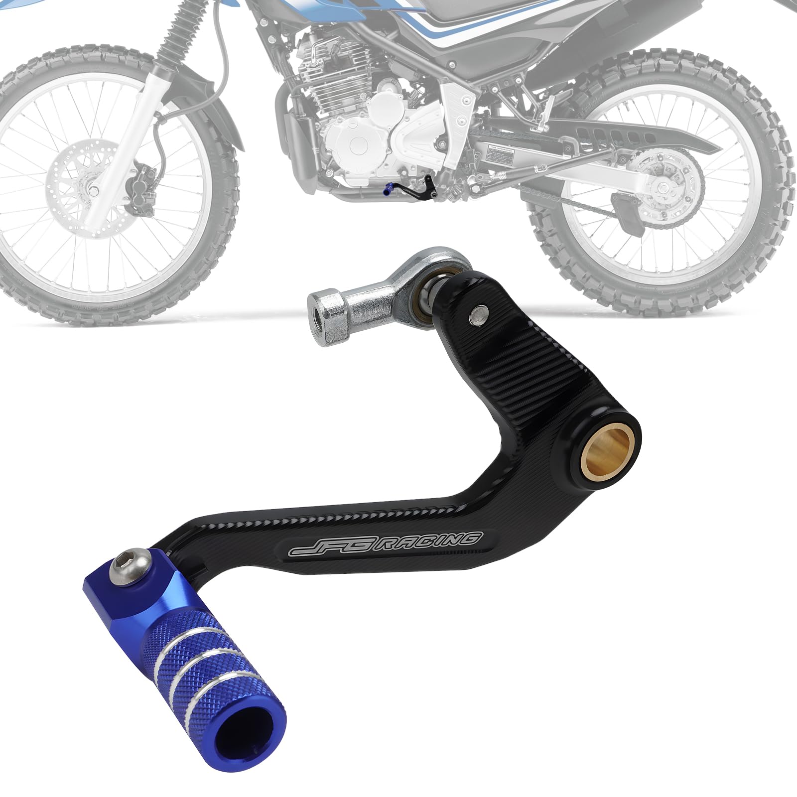 

JIN YAO Motorcycle Shift Pedal CNC Aluminum Foldable Compatible Serow 250 Tricker xt250x xt250 Forged Models 05-18 04-18 06-17 08-20 Anti-Slip