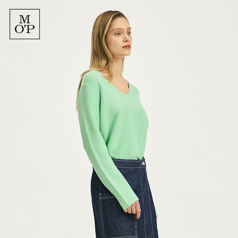 Marc O'Polo Women's V-Neck Loose Fit Knit Pullover