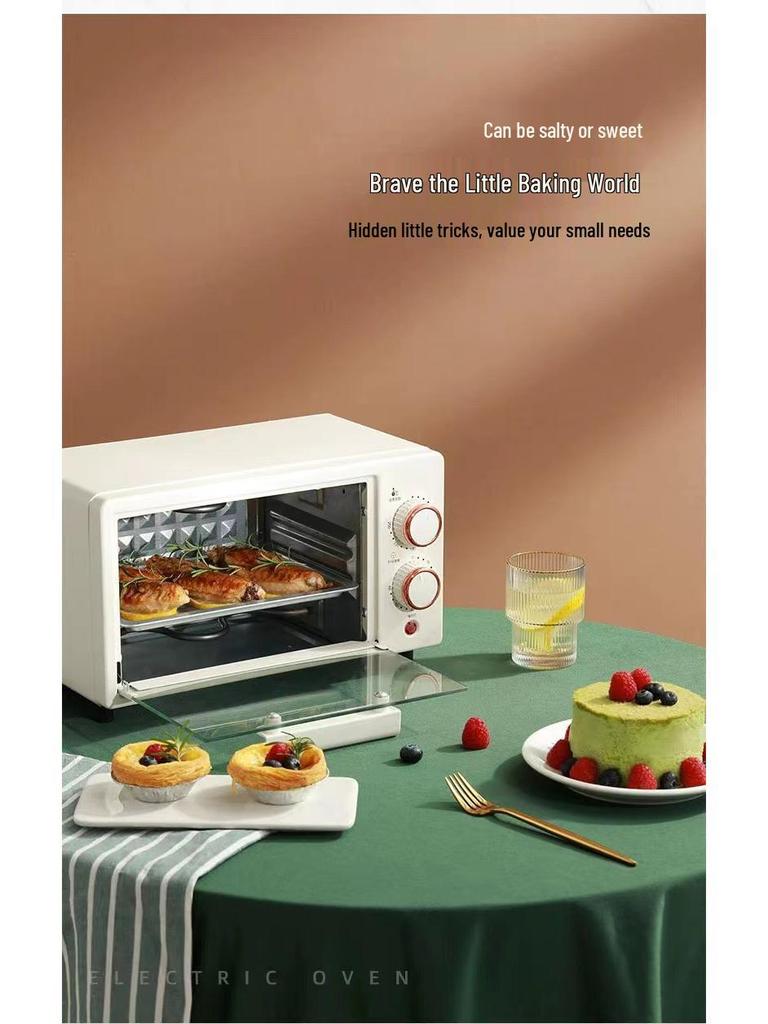 12L Multi-Functional Electric Oven for Home Baking