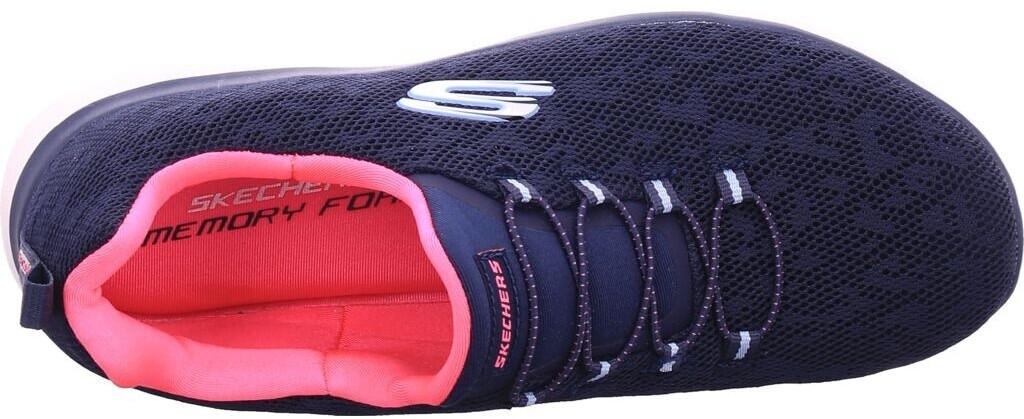 Skechers Leopard Spot navy/hot pink sneakers (149037-NVHP)