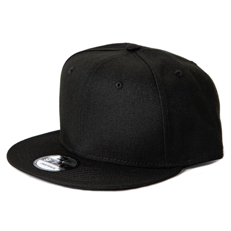 

[New Era] cap 9FIFTY Standard Fit Flat Bill Snapback Cap snapback Black