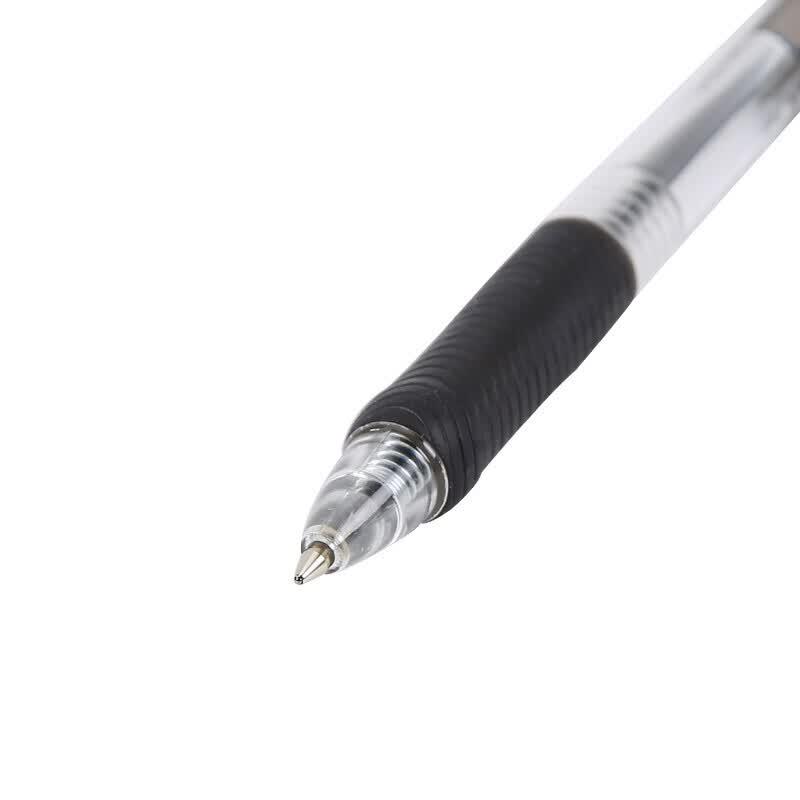 M&G 0.7mm Black Retractable Ballpoint Pen (12-Pack)
