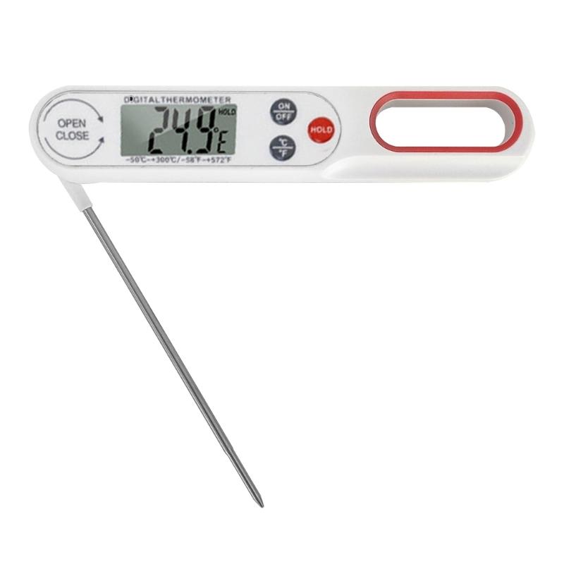 Quick Response Magnetic Back Digital Thermometers For Kitchen Use Measure Meat Oil Liquid Temperature With Clear Display