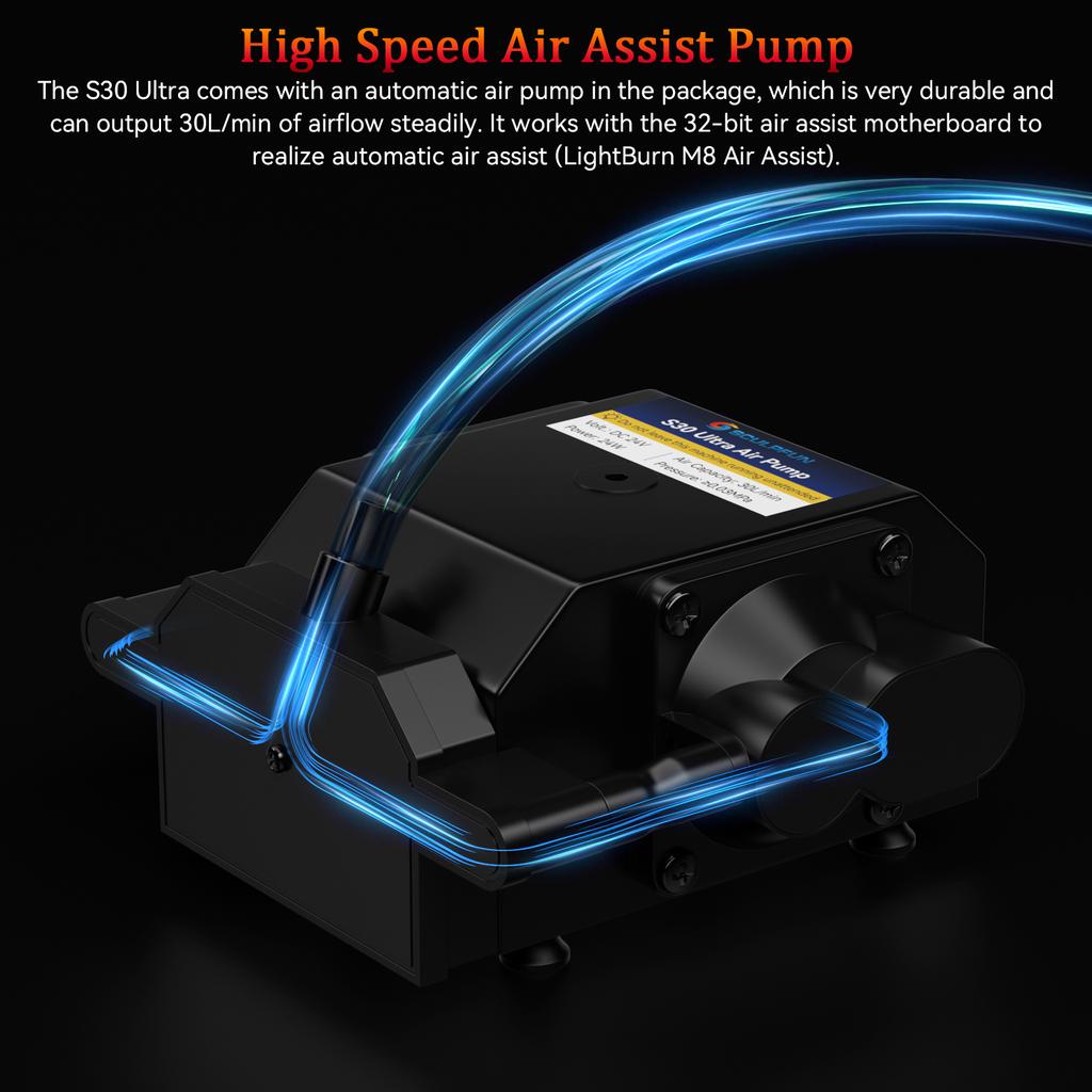 Original SCULPFUN 33W Laser Module Kit with 32-bit Motherboard High-speed Air Assist Pump and XY
