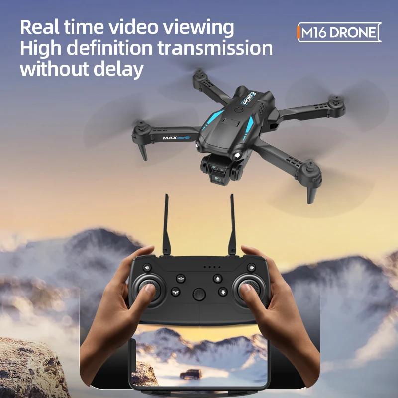 M16 Drone 5G Wifi GPS 8K Aerial Profesional HD Aerial Photography Dual-Camera Obstacle Brushless Avoidance Quadcopter Toys Gifts