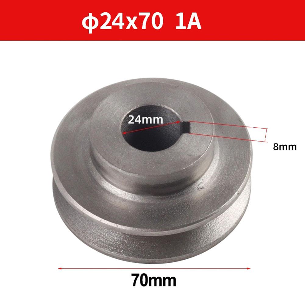 1 szt. Koło pasowe klinowe typu A Pojedynczy rowek Koło silnika Koło wału głównego Koło napędowe Żeliwo Średnica Akcesorium do narzędzi elektrycznych