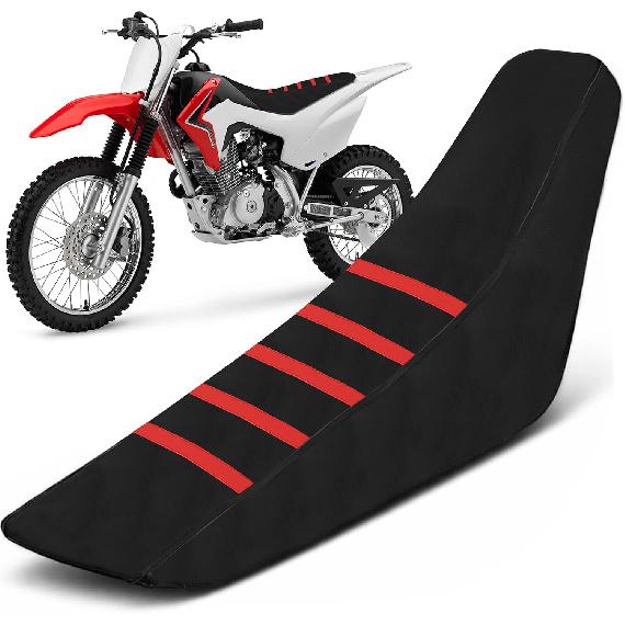 Dirt Bike Seat Cover Cushion for CRF 110 125F CRF110F CRF125F 2023 2024 2025 Pit Bike Non-Slip Surface Protector Black