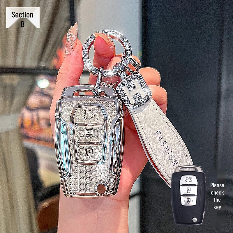 Ssangyong Korando Rexton Crystal Remote Key Protective Cover Set