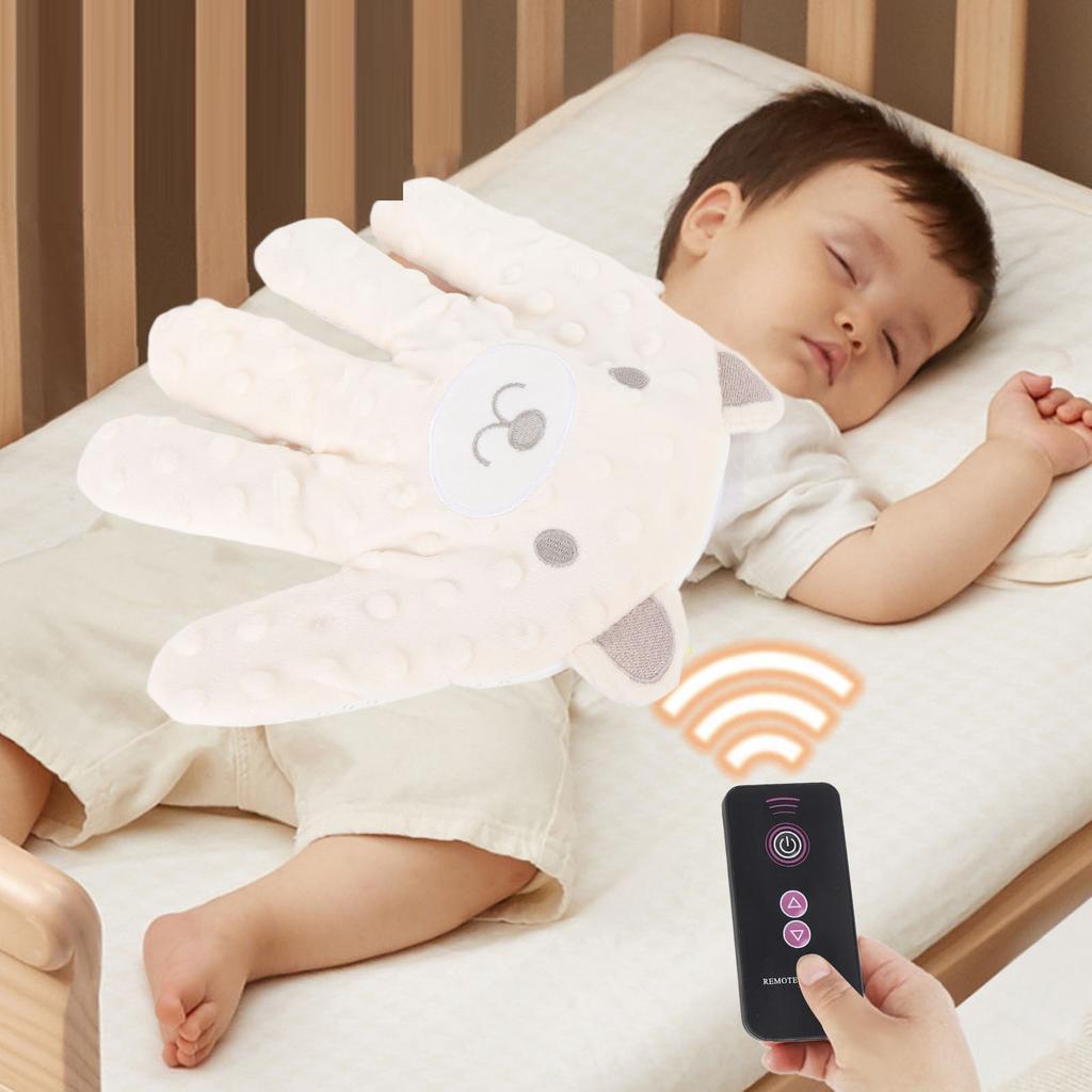 Baby Sleep Palm Red Bean Filling Cute Electric Remote Control Automatic Baby Hand Glove Palm for Sleeping