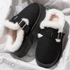 Women's Winter Non-Slip Plush Slippers - Thick-Soled, Warm Indoor Cotton Slippers