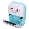 Mini-Drucker, tragbar, für Text, Bilder, Memos, Einkaufslisten, Etiketten, tintenloser Mini-Taschendrucker, Blau
