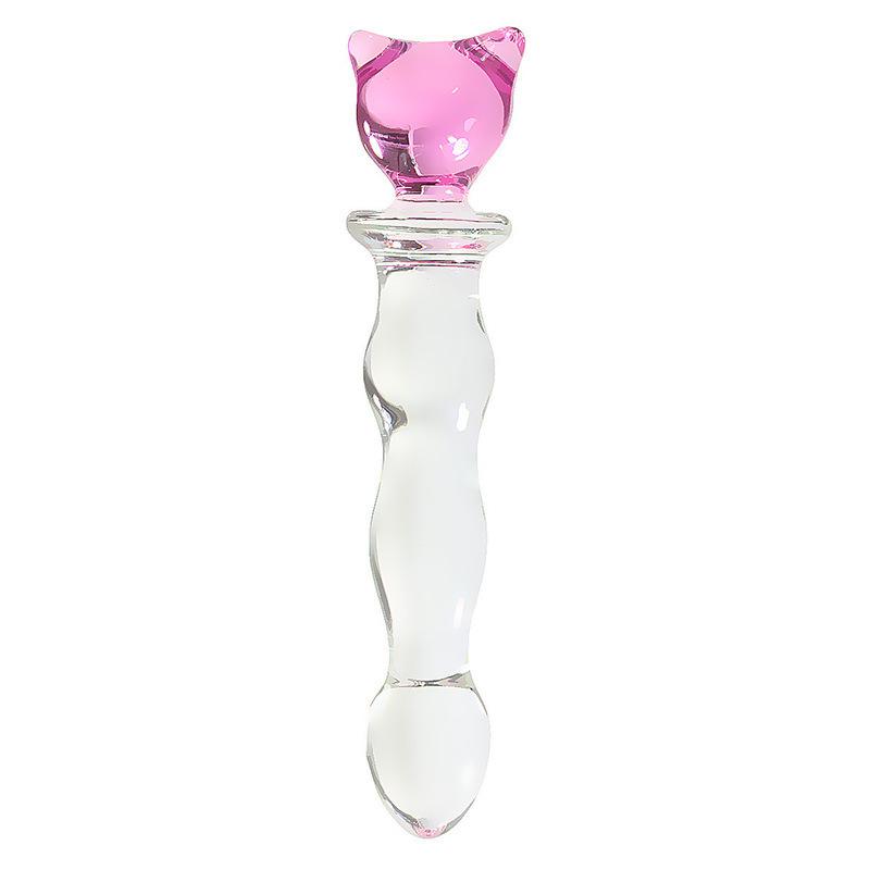 Glass Crystal Butt Plug & Massage Stick for Couples
