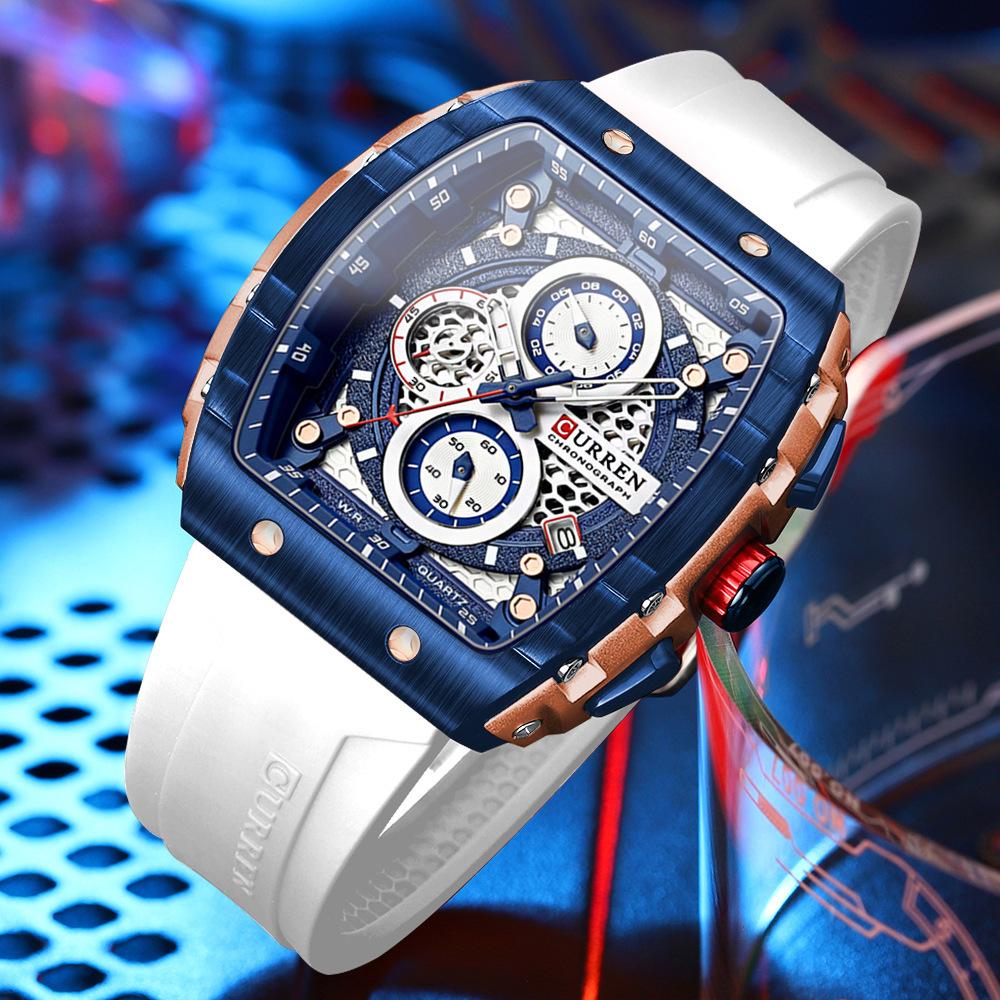 CURREN Men's Multifunction Chronograph Sports Watch 8442