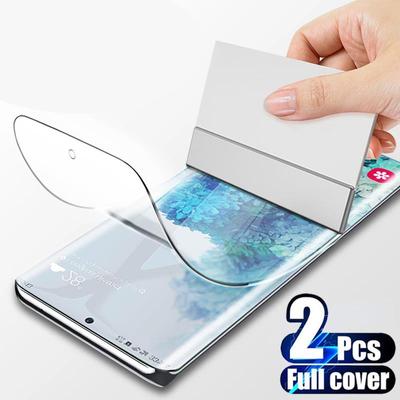 2 Stücke Vollständige Abdeckung Hydrogel Film Screen Protector Für Samsung Galaxy Z Fold3 Z Flip3 S22 S21 Ultra S10 S9 s8 Hinweis 8 9 A51 A71 A50 A70 M51 Nicht Glas