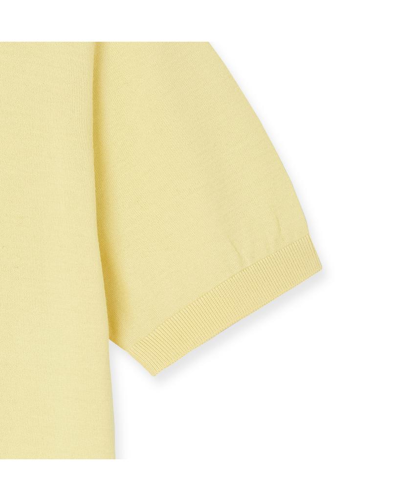 IOLO Silk Blended Half Polo_Lemon Yellow