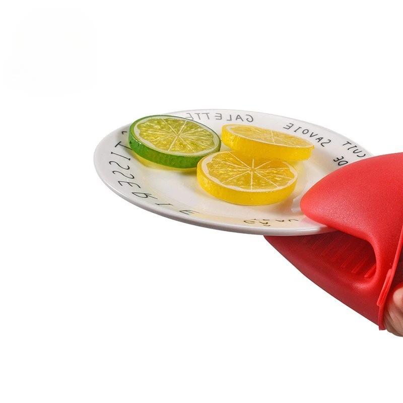 Silicone Anti-heat Gloves for Microwave Ovens Heat-resistant Gloves for Baking Ovens Thickened and Heat-resistant