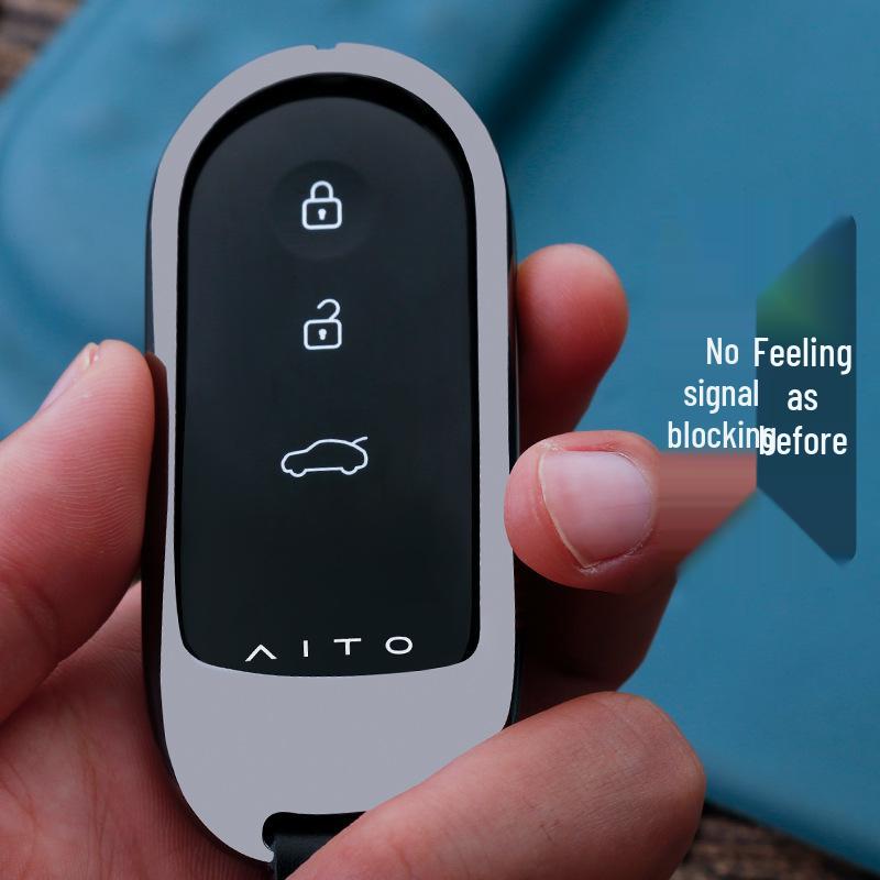 AITO M5 2022 Key Cover: Dedicated Metal Case with Buckle for M7 Seres Model