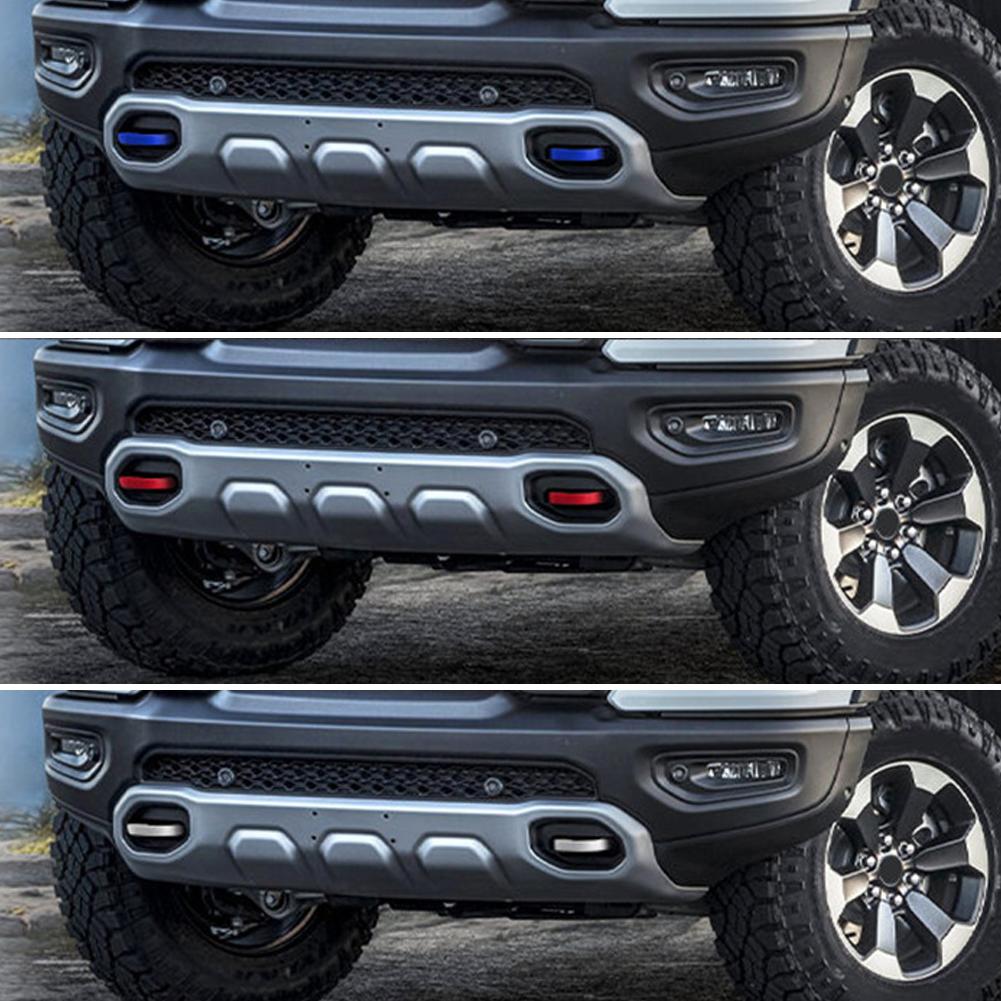 Professional 2Pcs Trailer Tow Hooks Covers Tow Hook Sleeve Silicone Receiver Covers for Dodge RAM 1500 2019-2024 Part Accessory