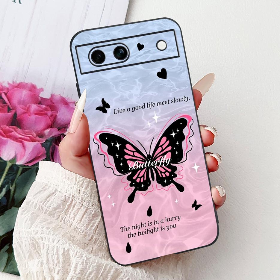 Für Google Pixel 8A Hülle Pixel8 Pro Niedliche Katze Löwe Bemalte Abdeckung Weiche TPU Handyhülle Für Google Pixel 8 Pro Pixel8A Fundas Bumper
