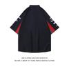 Men's American Retro Hiphop Street Racing Short-Sleeve Summer Shirt - Trendy, Motorcycle-Inspired, Loose, Thin Design