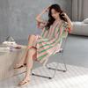 Summer nightdress women's pure cotton short-sleeved 1011 new girls pajamas summer cute girl style beautiful loungewear