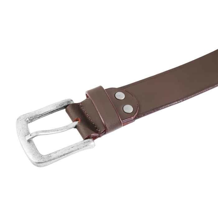 Ceinture - LEONARDO VERRELLI - LV0147 - Cuir véritable (buffle) - Marron - Largeur 3,8 cm