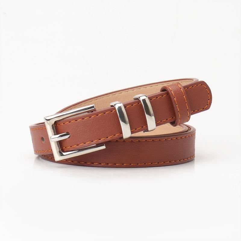 The New Fashion, Versatile and Simple Pin Buckle Belt Pairs Well with Slimming Jeans and A Casual Yet Sophisticated Women's Belt