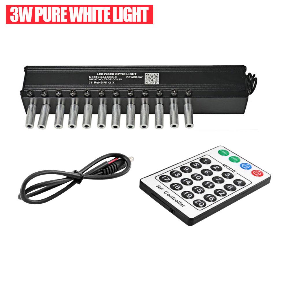 

3-9 Вт 12 отверстий RGBW метеоритный потолок автомобиль звездное небо волоконно-оптический свет Bluetooth приложение RF управление крыша автомобиля эффект звездной съемки свет