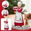 Claus Holding Cupcakes Ornament