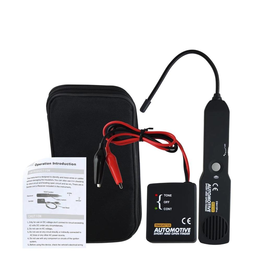 EM415PRO Automotive Circuit Detector with 6-42V Range and Tone Function