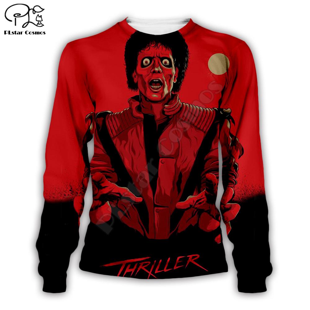 PLstar Cosmos Michael Jackson/Halloween Horror 3D Printed Hoodie/Sweatshirt/Jacket/Mens Womens Hip Hop Apparel