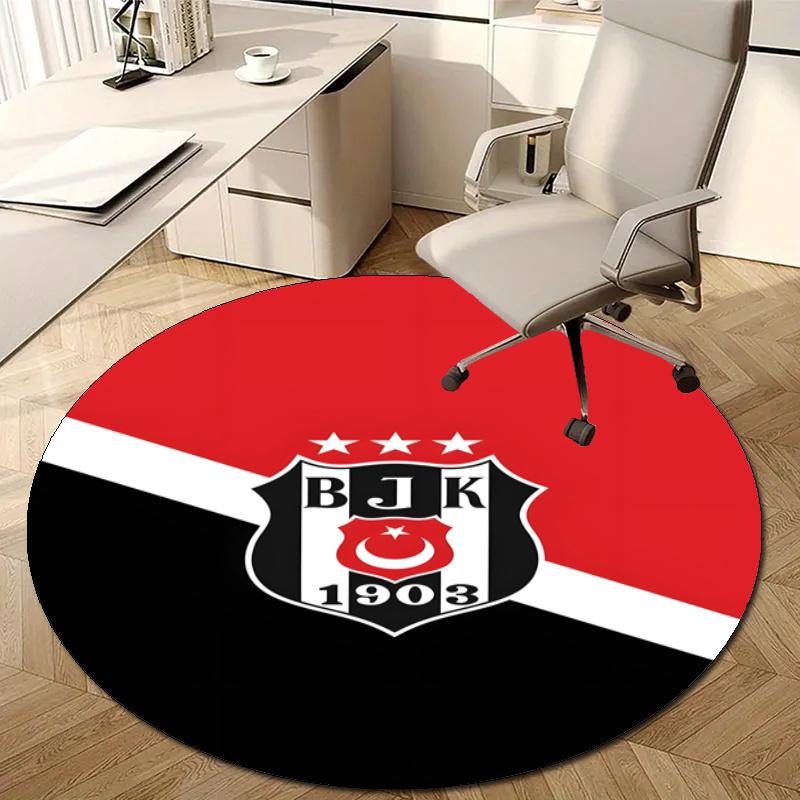 Personalized BJK Round Chair Office Rug - Perfect for Mat, Office Chair & More - Ideal Gift for Birthdays and Holidays