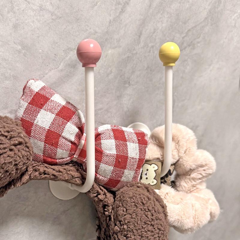 Vtipné Oči Velká Ústa Design Žena Vlasové Kroužky a Kruhy Nástěnný Stojan Úložný