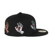 [New Era] Cap 59FIFTY SANTACRUZ collaboration black 7 12 5950 SANTA CRUZ ALLOVER BLK 14384270 NER36C7023