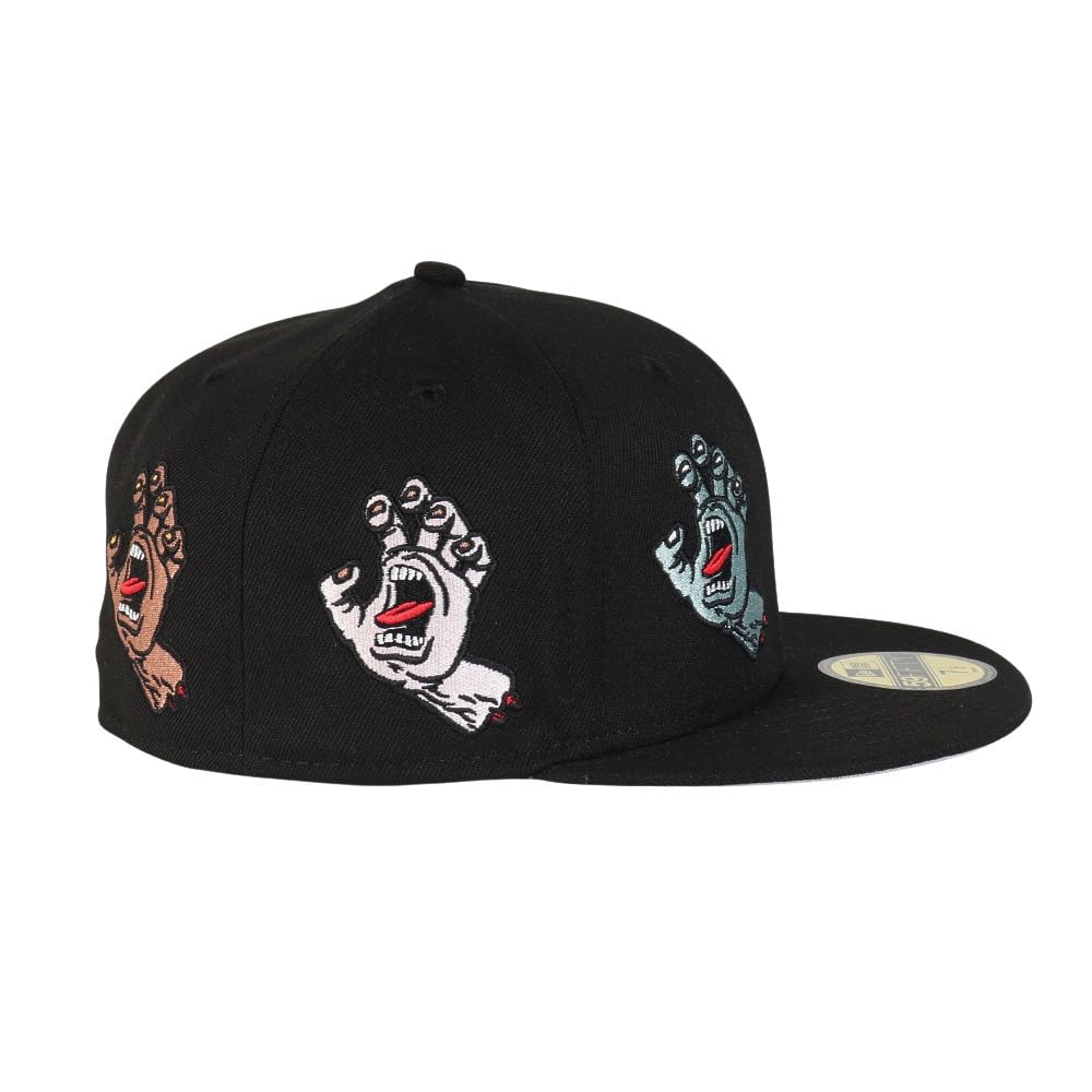 [New Era] Cap 59FIFTY SANTACRUZ collaboration black 7 12 5950 SANTA CRUZ ALLOVER BLK 14384270 NER36C7023