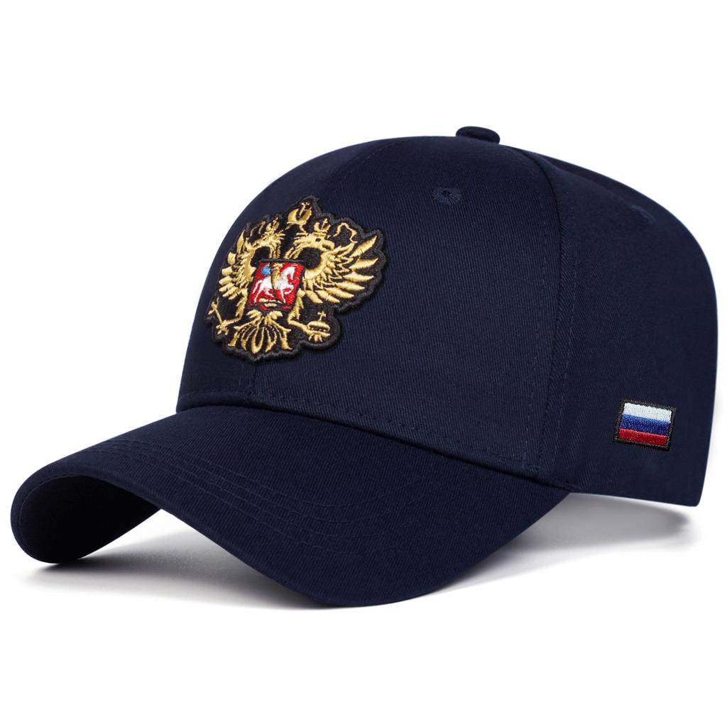 Double Headed Eagle National Emblem Baseball Hat Men's Outdoor Casual Hats Adjustable Cotton Travel Cap Sun Caps