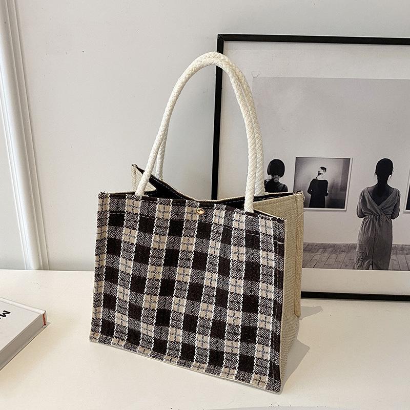 

Высококачественная плетеная сумка для женщин, ланч-бокс, сумка Bento, модная сумка через плечо для японских девушек