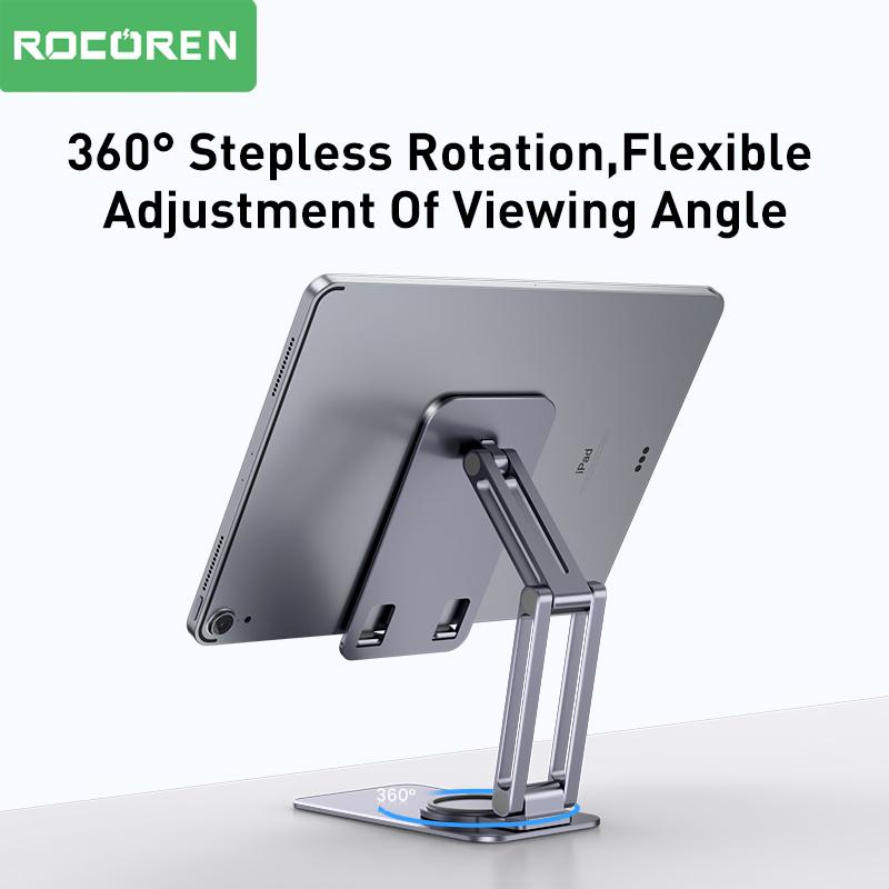 Tablet  Holder 360° Rotatable Desk Mobile Phone Stand Foldable Metal Holder Support For iPhone Samsung Xiaomi iPad Holder