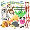 Dog Rattle 12 Pcs Puppy Toys for Cute Dog Toy Dog Set with Stuffed Animal Natural Cotton Puppy Loca Toy Dog Chew Toy Dog Dog Dog Dog Dog Dog Dog Dog