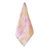 Cotton Checkered Square Towel Small 10"x10" Face Towel Absorbent Colorful Plaid Washcloth for Home Kitchen Face Washing Sweat Wiping