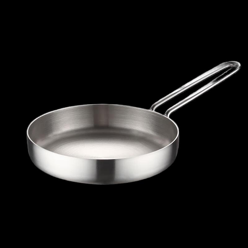 20cm Stainless Steel Mini Frying Pan with U-Handle